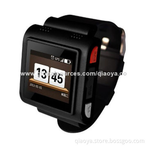 GPS watch phone with pulse, heart rate monitor, blood pressure monitor, pedometer, Bluetooth